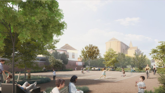 Dorpskernvernieuwing conceptbeeld