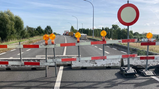 Brug Kruishoutemseweg afgesloten