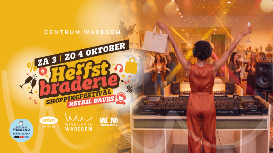affiche van herfstbraderie