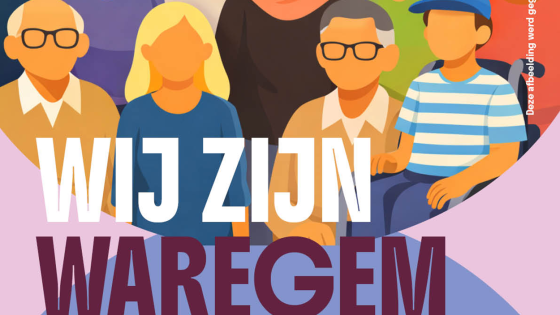 Affiche Wij zijn Waregem - Iedereen mee, op ieders ritme
