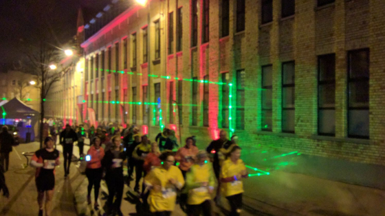 Beatrun in stadscentrum