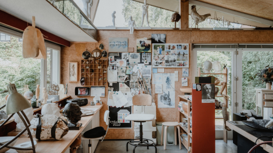 Atelier Buren bij kunstenaars
