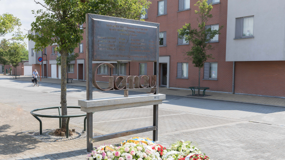 Monument ter nagedachtenis van het bombardement op fabriek Gernay