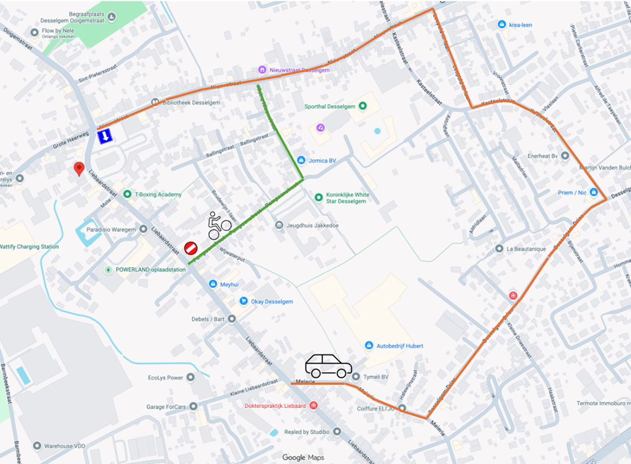 Omleidingen fase 3 heraanleg Nieuwstraat