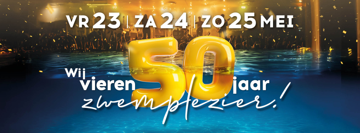 50 jaar zwembad de treffer