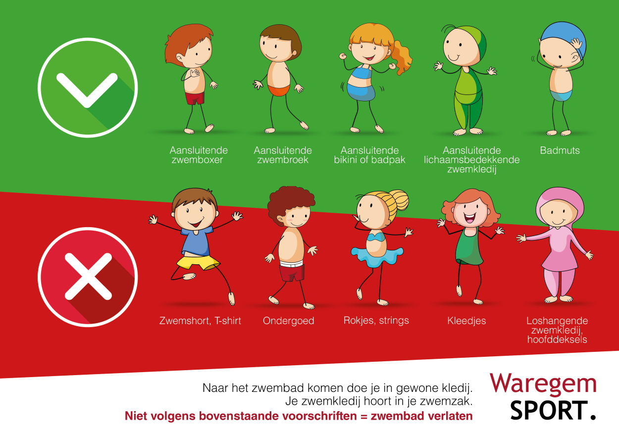 Voorschriften zwemkledij 