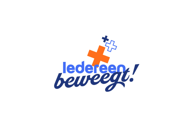 Het logo van het tv-programma Iedereen Beweegt