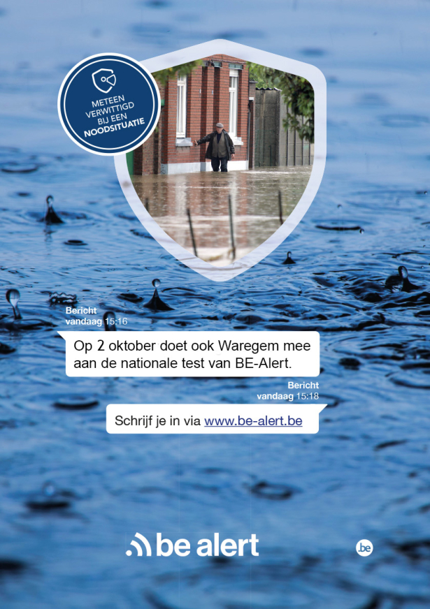 Be-Alert affiche 2 oktober