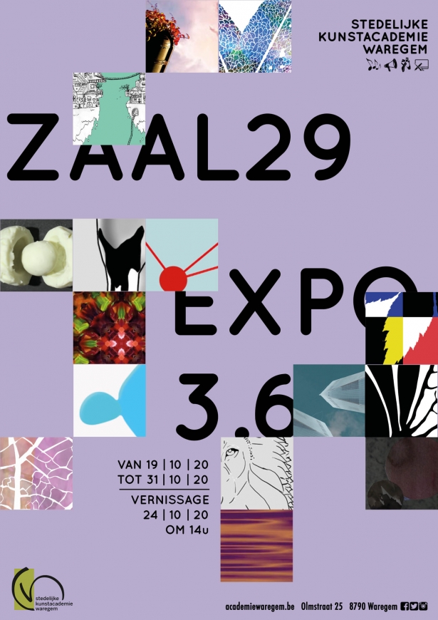 Zaal Expo 3.6: 19 tot 31 oktober